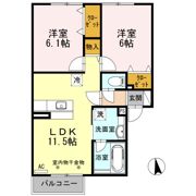 シェーン レジットの間取り画像