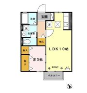 リビングタウン八橋 Bの間取り画像