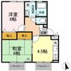 パセオクレール Bの間取り画像