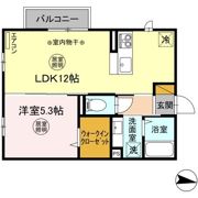D-room深谷津の間取り画像