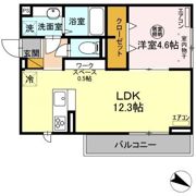 AXIS南流山の間取り画像