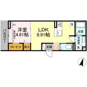 エクセリア若宮の間取り画像