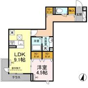 エクセリア上鷺宮Ⅱの間取り画像