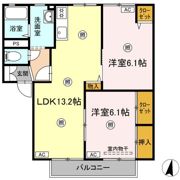 ラシェット エムザ A棟の間取り画像