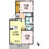 ウィルコート潮音町 B棟の間取り画像