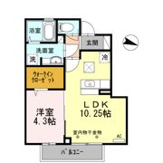 UN DE CES JOURSの間取り画像