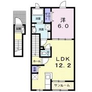 ニシキレーベンⅠの間取り画像