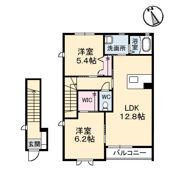 プレステージ東福原の間取り画像