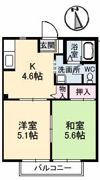 シャーメゾンMIHOの間取り画像