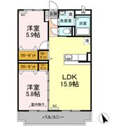 アールブランEの間取り画像