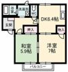 シュベール浜坂の間取り画像