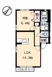 ラエトワールDの間取り画像