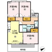 セジュールサバス E棟の間取り画像