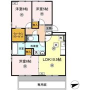 リビングタウン弓ヶ浜 G棟の間取り画像