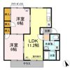 リヴェール目久美 B棟の間取り画像