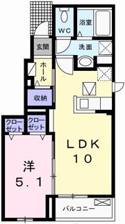 サニーハートⅡの間取り画像