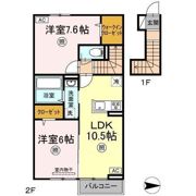 D-room141 Ⅱの間取り画像