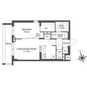 AIFLAT方南町の間取り画像