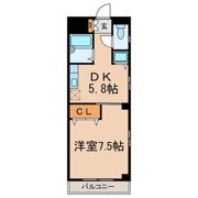 エスポワール富里の間取り画像