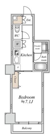 CLASSEUM飯田橋の間取り画像