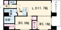 MODENA円山(モデナ円山)の間取り画像