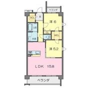 コートレージュⅢの間取り画像