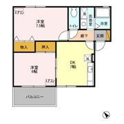 プライム長浦 Bの間取り画像