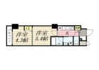 CLASSEUM飯田橋の間取り画像