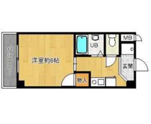 シングルマンション二見の間取り画像