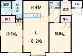 ハイツKTの間取り画像