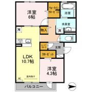 ソレイユ八尾の間取り画像
