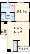 アイディアル早岐Ⅱの間取り画像