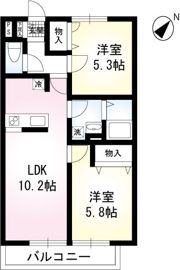 フィオーレの間取り画像
