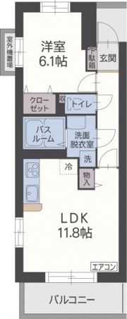 ルシエル ブルーの間取り画像