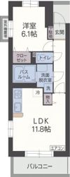 ルシエル ブルーの間取り画像