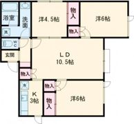 レスタシオン元町 壱弐参四番館の間取り画像