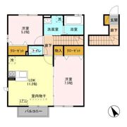 ウィットセイワの間取り画像