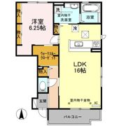 楽風(ﾗﾌ-) A棟の間取り画像