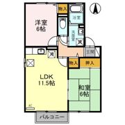 サザンヴィレッジ A棟の間取り画像