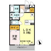 ソレイユ渚の間取り画像