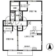 リビングタウン四条大路 A棟の間取り画像