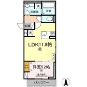 パーク倉敷の間取り画像