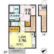 D-room新大村坂口の間取り画像