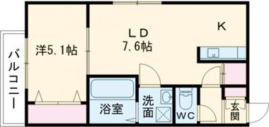 NAGI桑園(ナギ桑園)の間取り画像