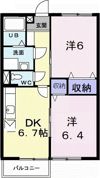 サニーハイツ楠 Cの間取り画像