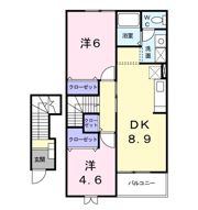 ドミール カトレアの間取り画像