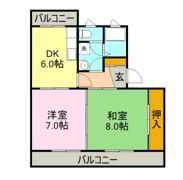 ヴィラ富士川の間取り画像