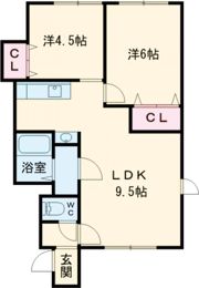 カーサ・ヒラソルの間取り画像