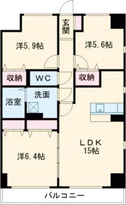 アグレアーブルの間取り画像