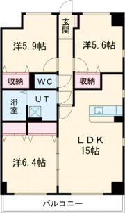 アグレアーブルの間取り画像